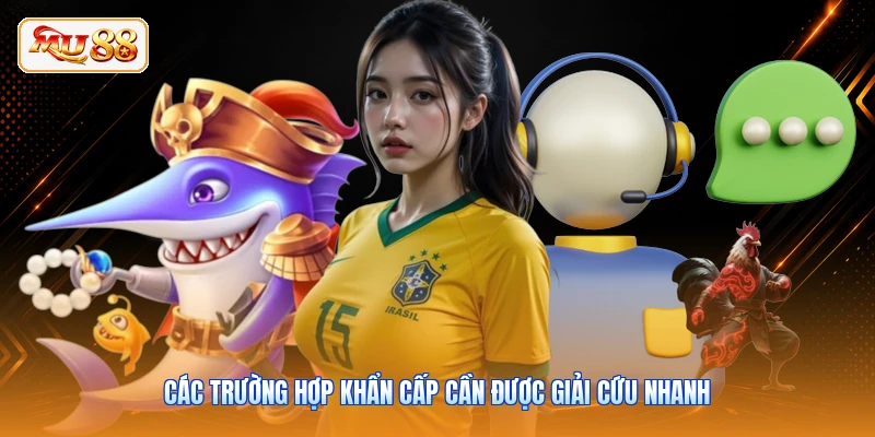 Các trường hợp khẩn cấp cần được giải cứu nhanh