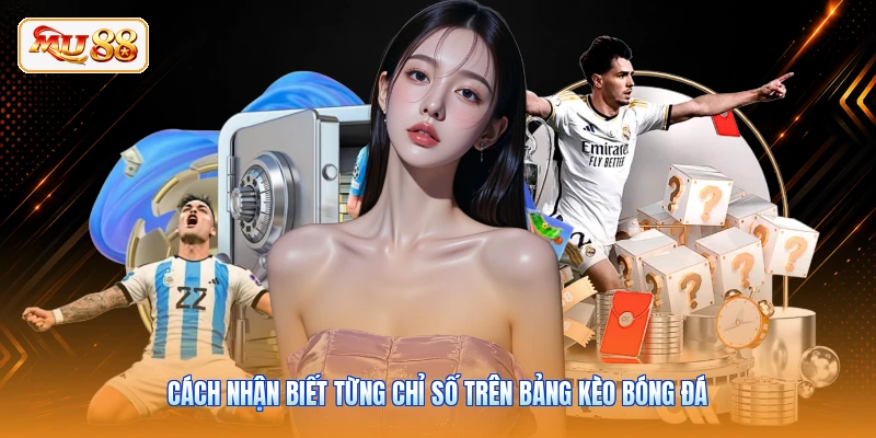 Cách nhận biết từng chỉ số trên bảng kèo bóng đá